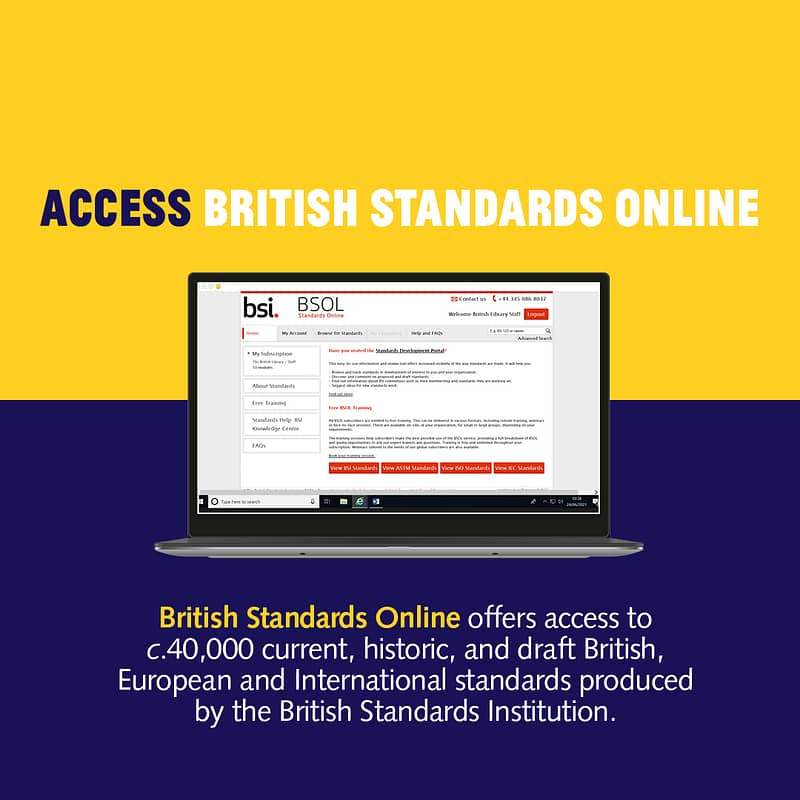 Access British Standards Online Graphic